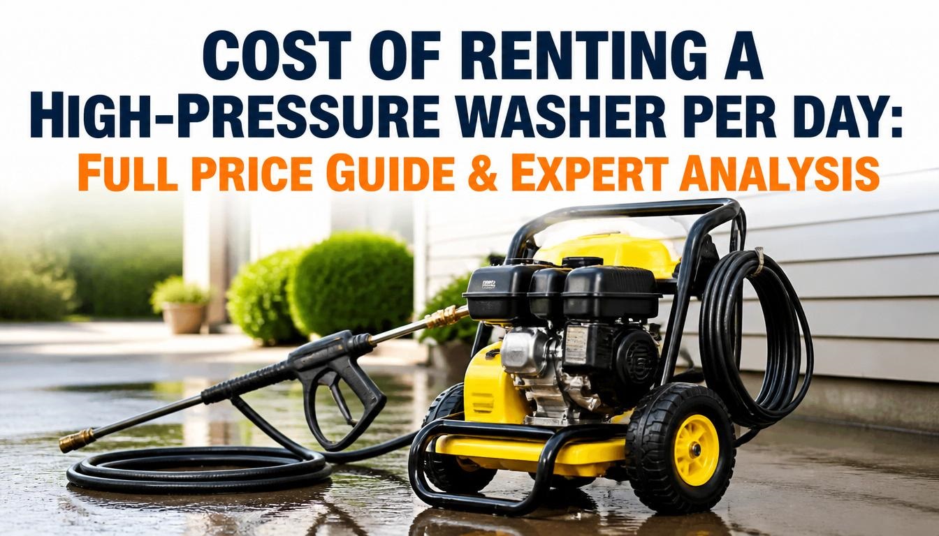 Cost of Renting a High-Pressure Washer Per Day: Full Price Guide & Expert Analysis Cost of Renting a High-Pressure Washer Per Day: Full Price Guide & Expert Analysis