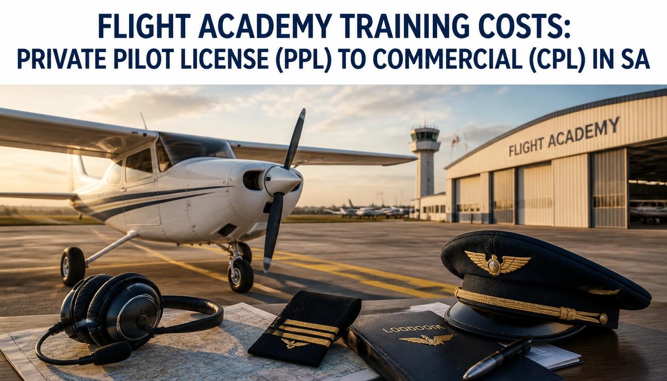 Flight Academy Training Costs: Private Pilot License (PPL) to Commercial (CPL) in South Africa Flight Academy Training Costs: Private Pilot License (PPL) to Commercial (CPL) in South Africa