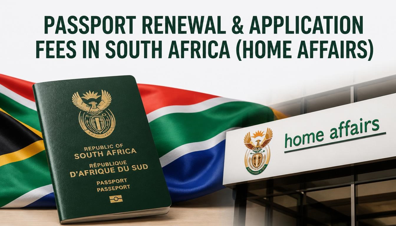 Passport Renewal & Application Fees in South Africa (Home Affairs) Passport Renewal & Application Fees in South Africa (Home Affairs)